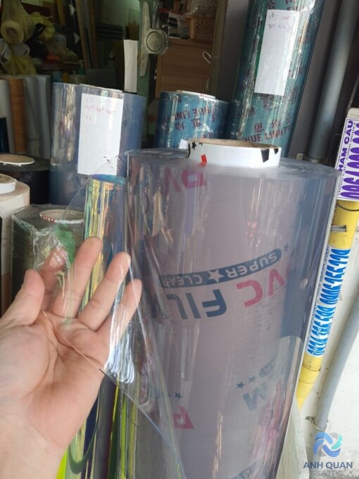 MÀNG NHỰA PVC TRONG SUỐT DẺO KHỔ LỚN